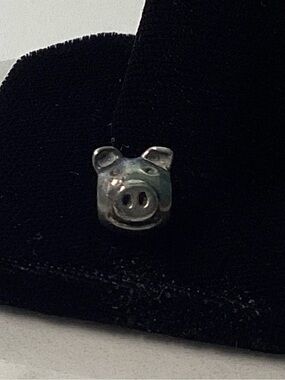 Pandora Silver Playful Pig Charm
